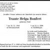 Wolf Traute Helga 1941-2008 Todesanzeige